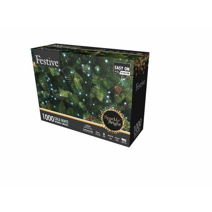 Christmas Lights - 1000 LED Sparkle - Indoor/Outdoor - Christmas.uk
