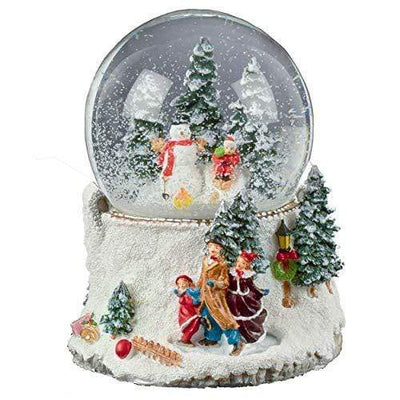 Christmas Snowglobe - Musical Forest Scene Premier Decorations 5053844155943 I Christmas UK Online Shop