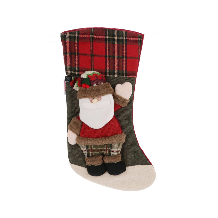 Christmas Stockings Tartan - set of 3 - Christmas.uk