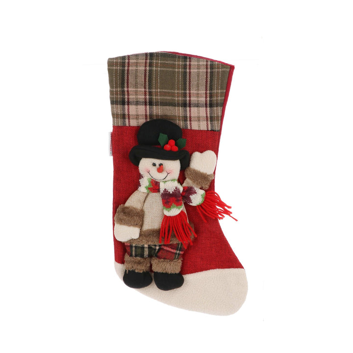Christmas Stockings Tartan - set of 3 - Christmas.uk