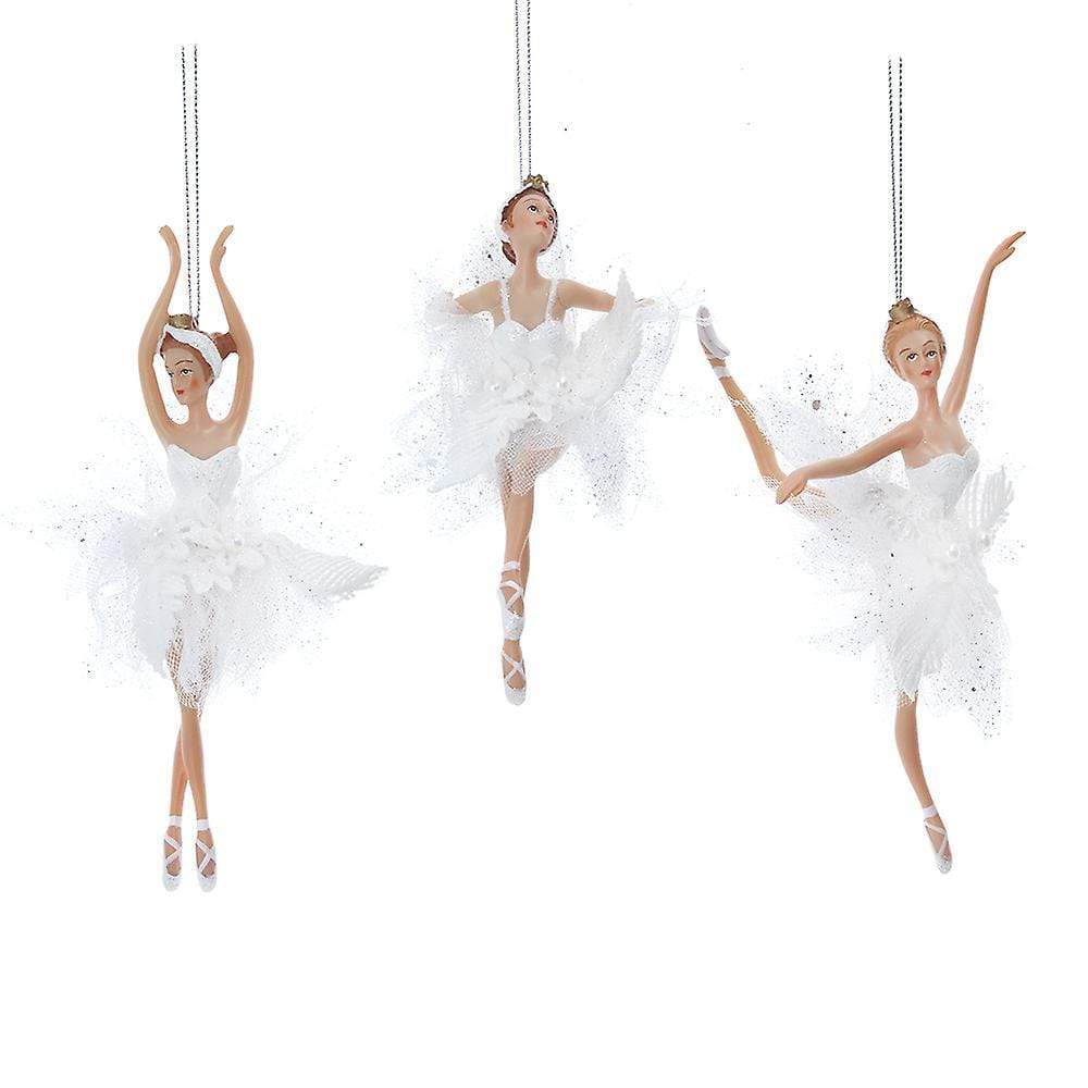 Dancing Ballerinas - 9 cm Tree Decoration - set of 3 - Christmas.uk