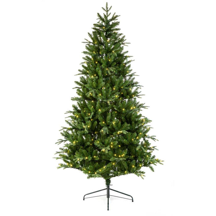 Fife Pine Pre Lit Christmas Tree 8ft (2.4 m) - Christmas.uk