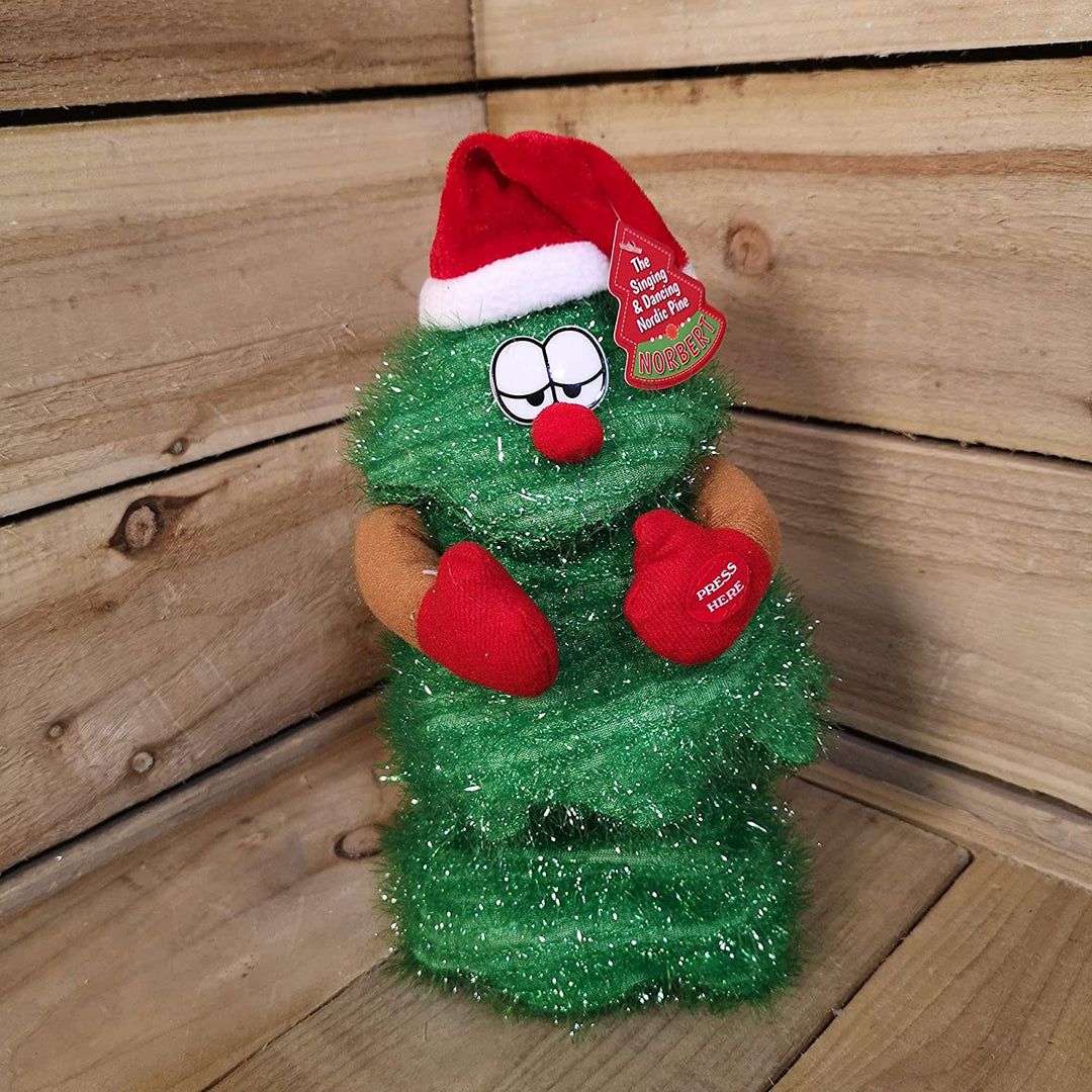 Funny Christmas Tree Norbert - Animated Toy - Christmas.uk