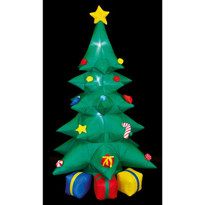 LED Illuminated inflatable Christmas Tree - 2.4m - Christmas.uk