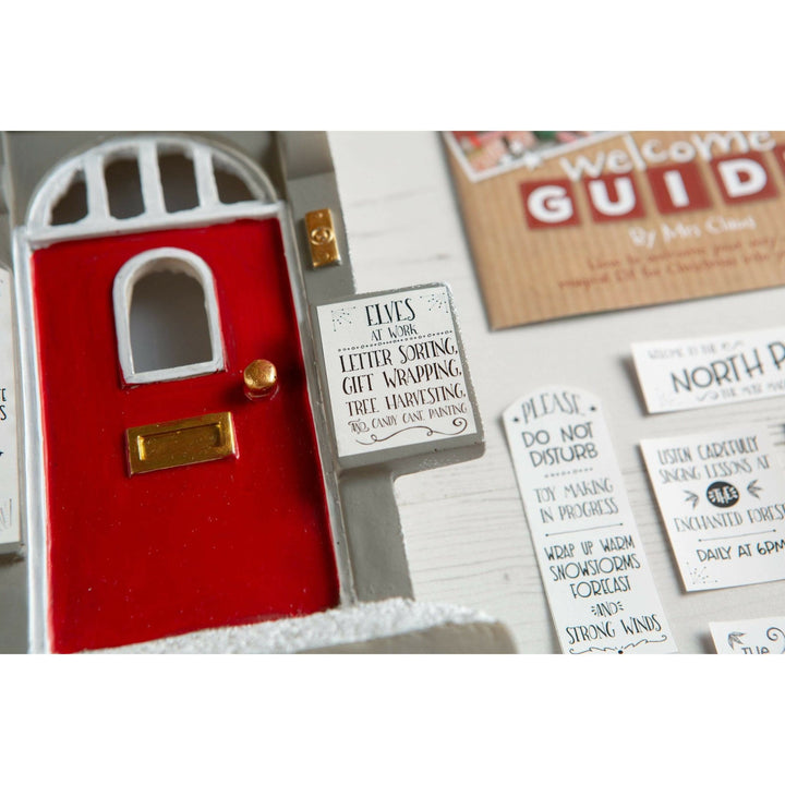 MAGICAL LIGHT - UP CHRISTMAS ELF DOOR - Christmas.uk