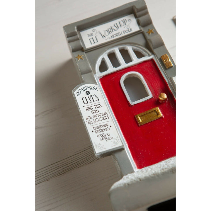 MAGICAL LIGHT - UP CHRISTMAS ELF DOOR - Christmas.uk