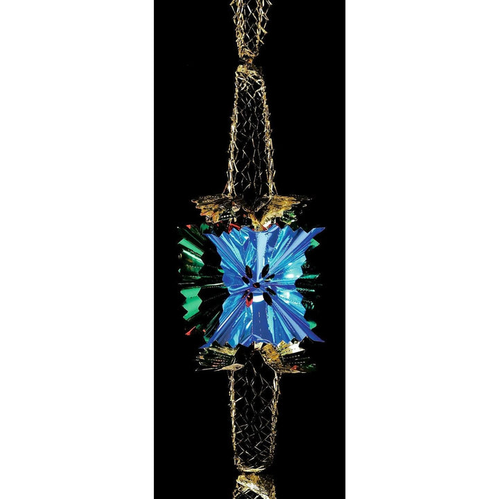 Multi Colour Christmas Foil Ceiling Decoration - 20 cm - Christmas.uk