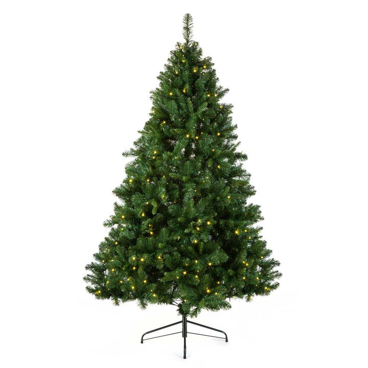 Perth Pine Pre Lit Christmas Tree 8ft (2.4 m) - Christmas.uk
