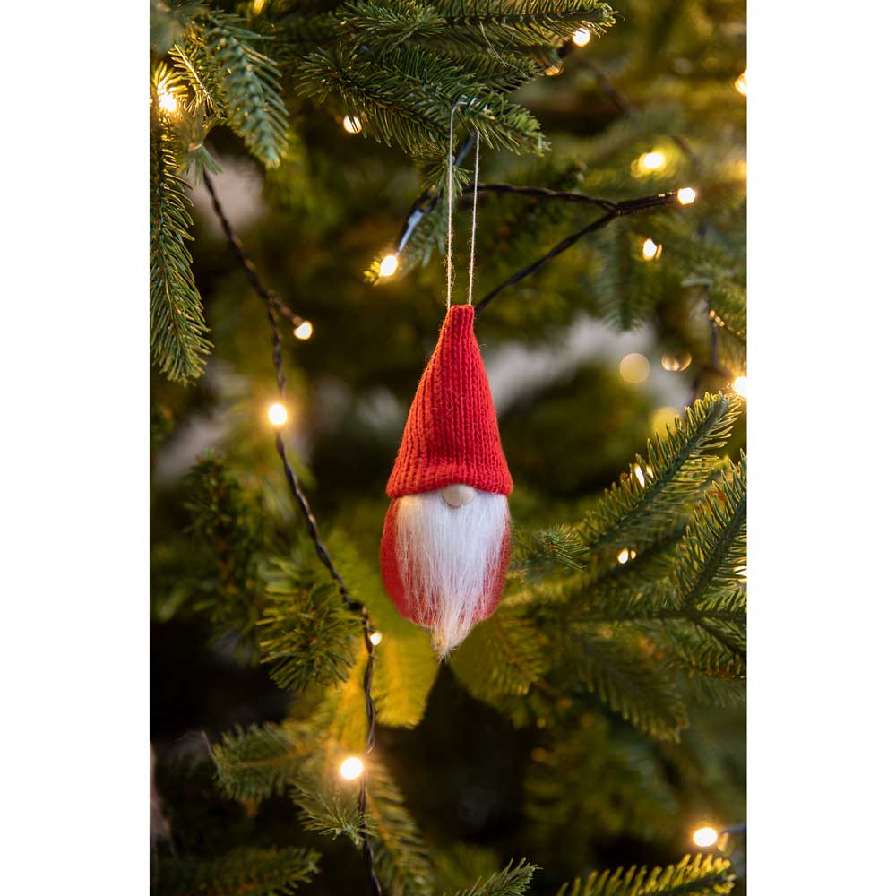 Rainbow Christmas Gonks - Christmas Tree Decorations - Set of 12 - Christmas.uk