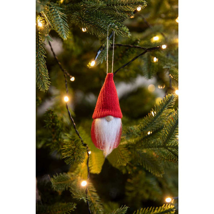 Rainbow Christmas Gonks - Christmas Tree Decorations - Set of 12 - Christmas.uk
