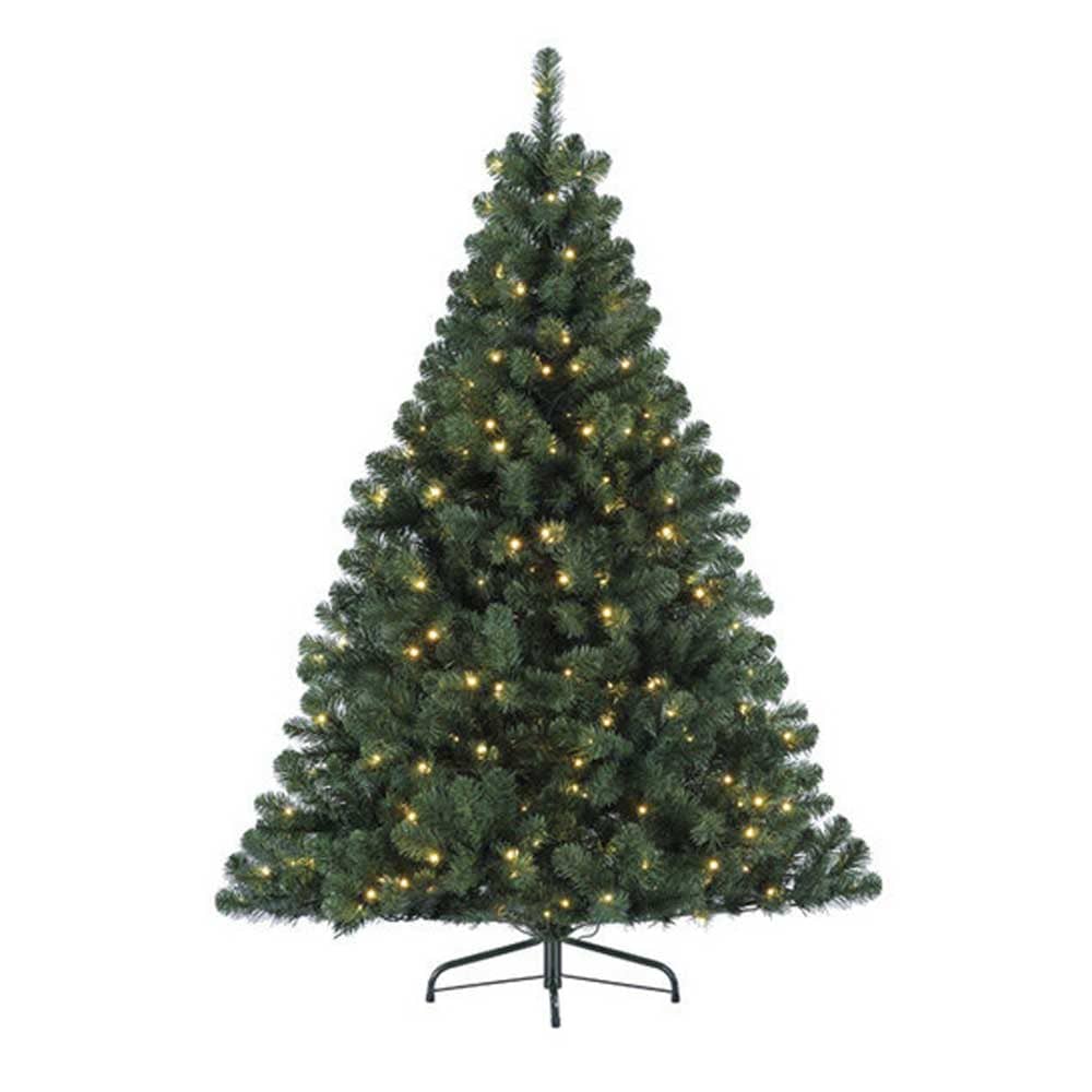 Regal Pine Pre Lit Christmas Tree - 7ft (2.1 m) - Christmas.uk