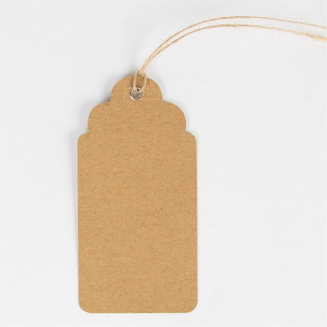 Retro Vintage Father Christmas Scene Gift Tags - Set of 15 - Christmas.uk