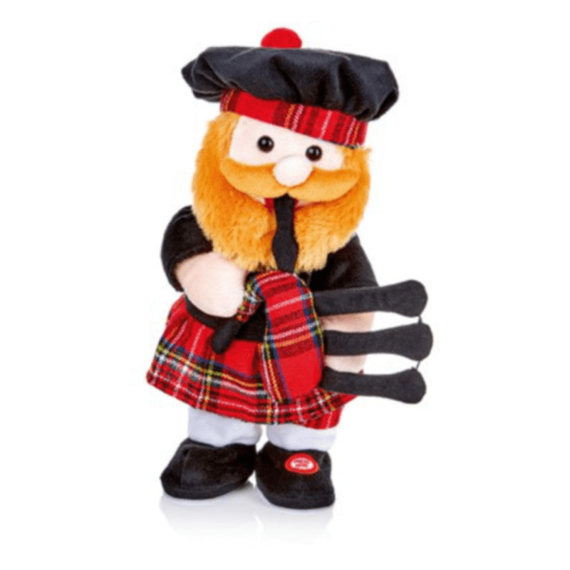 Scotmans sings Auld Lang Syne - Animated Toy - Christmas.uk