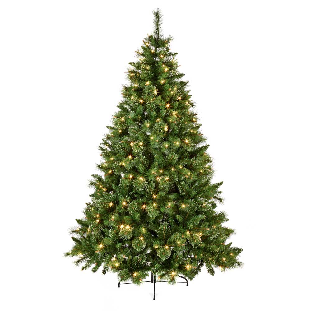 Skye Pine Pre Lit Christmas Tree 6ft (1.8 m) - Christmas.uk