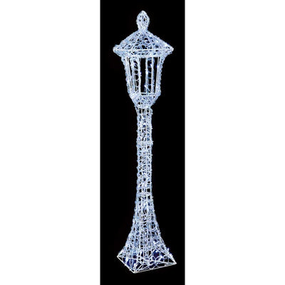 Soft Acrylic Lantern 120 White LEDs - 1.2 m - Christmas.uk