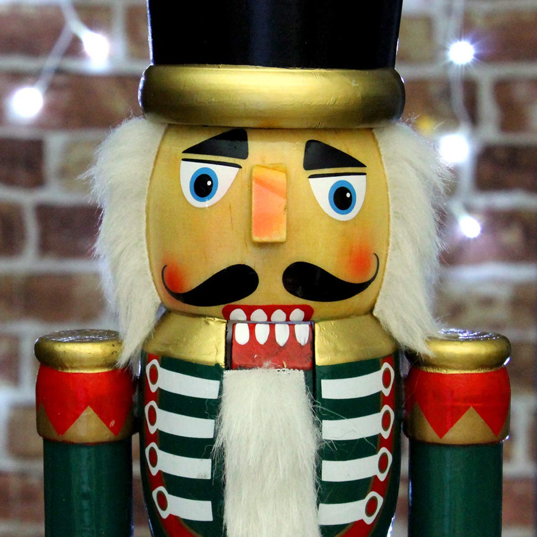 Standing Soldier Nutcracker Wooden Figure - 50cm - Christmas.uk