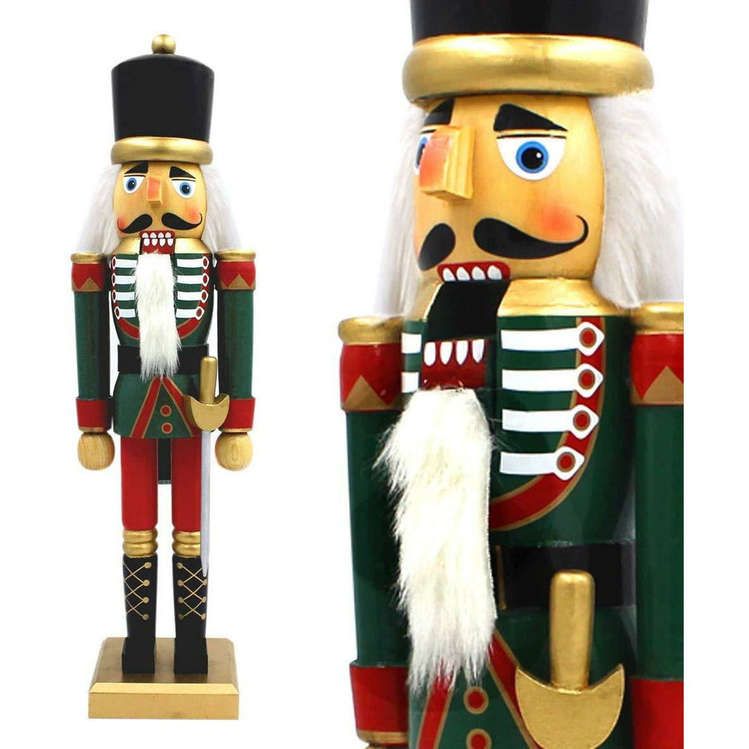 Standing Soldier Nutcracker Wooden Figure - 50cm - Christmas.uk