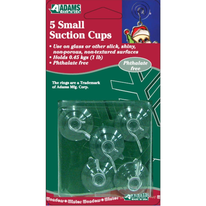 Super Strong Suction Cups - small, pack of 5 - Christmas.uk