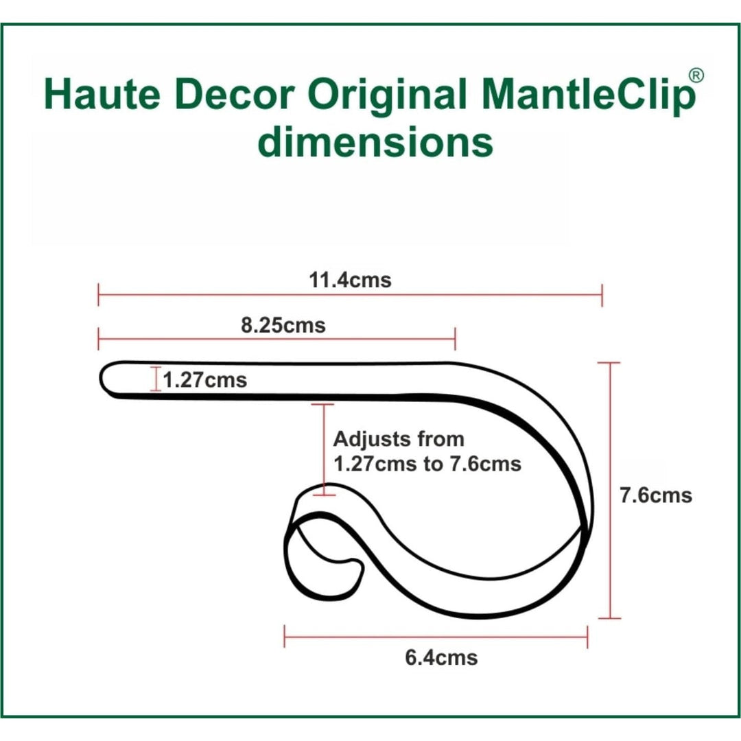 The Original Mantle Clip with Chalkboards - pack of 2 - Christmas.uk