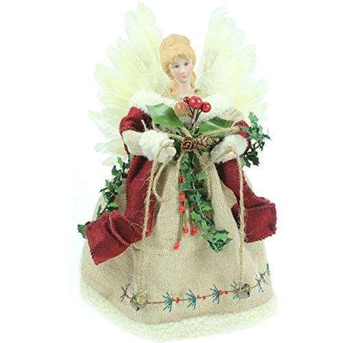 Vintage Fairy Angel Tree Topper - 30cm - Christmas.uk