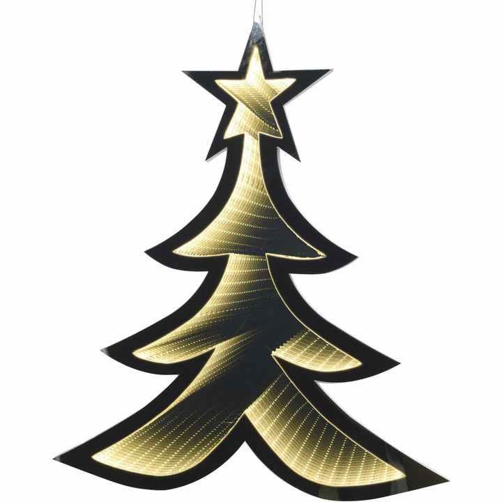 Warm White Decorative Christmas Tree - Infinity Light - 237 LED's - Christmas.uk