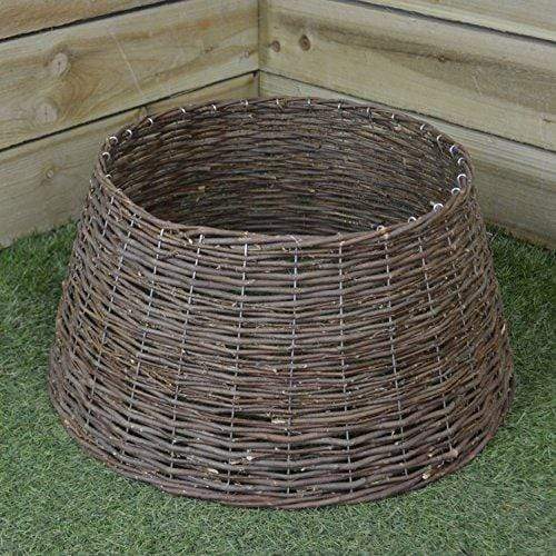 Willow Tree Ring Wicker Christmas Tree Skirt - Christmas.uk